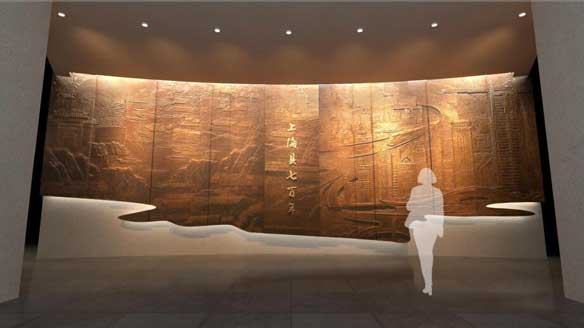 上?？h700年數(shù)字博物館設(shè)計效果圖方案