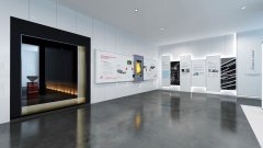 金科企業(yè)展廳滑軌屏設計效果圖