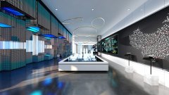 金科企業(yè)展廳數字沙盤設計效果圖